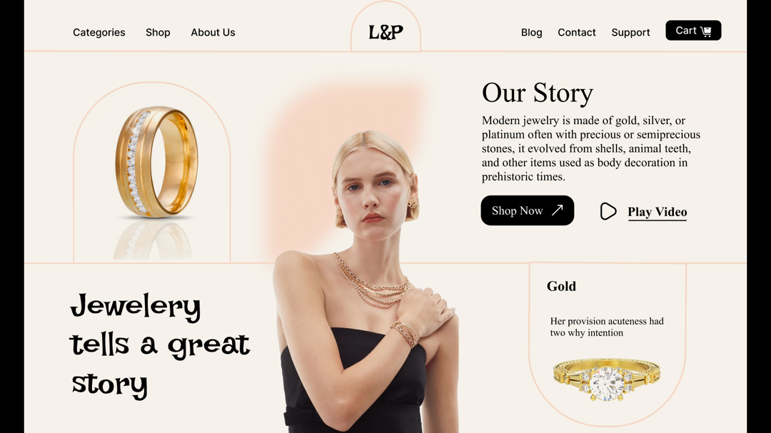 Jewelry Web Design