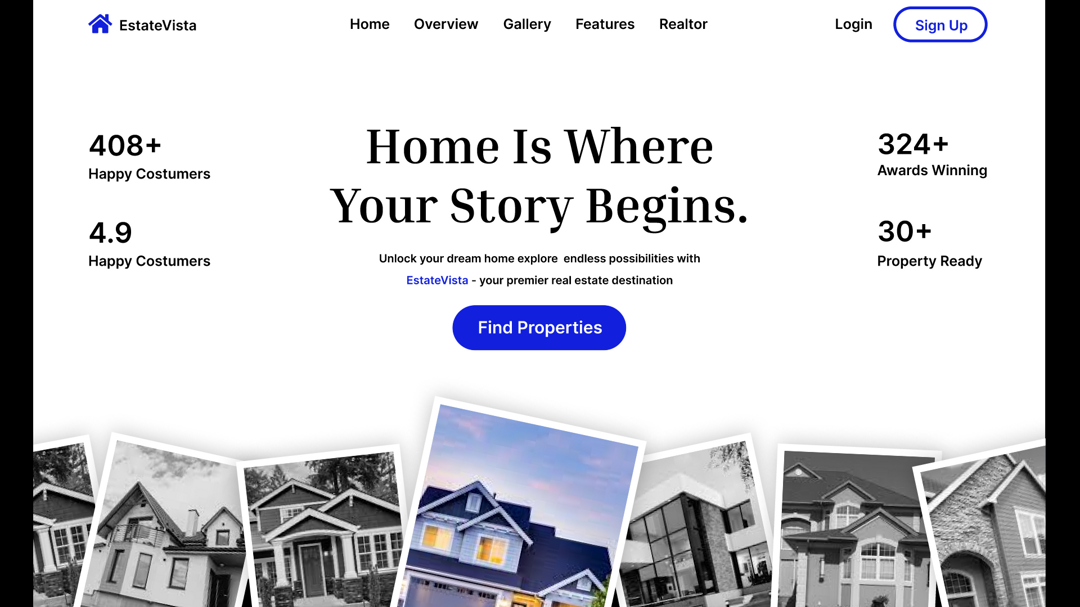 Real Estate Website UI